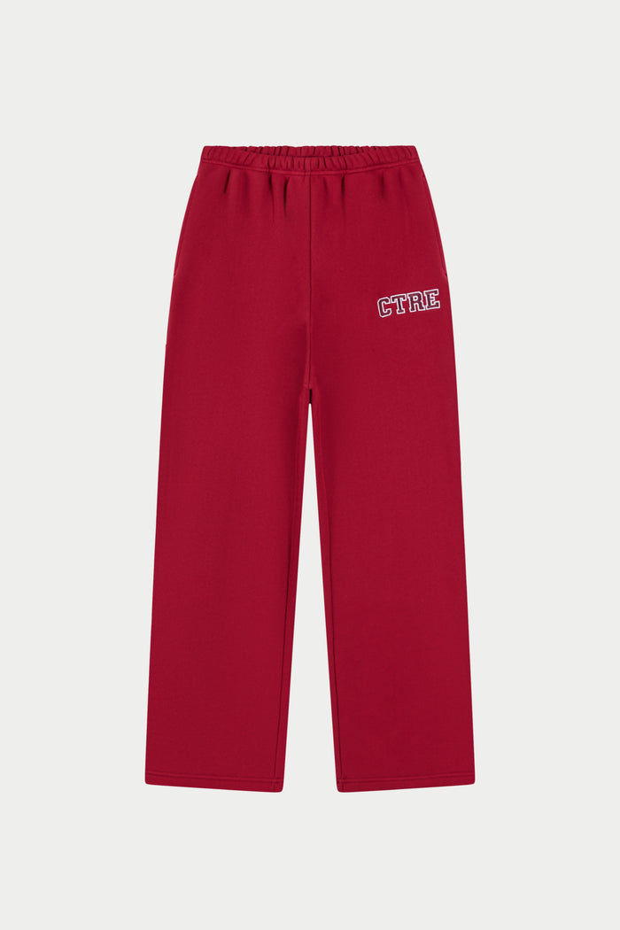 CTRE STRAIGHT LEG JOGGERS - CHERRY