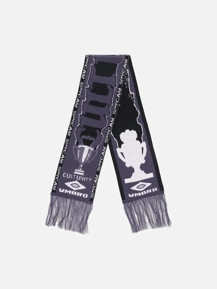 UMBRO Cult Unity Scarf - Black Grey - Scarves & Shawls ATKI