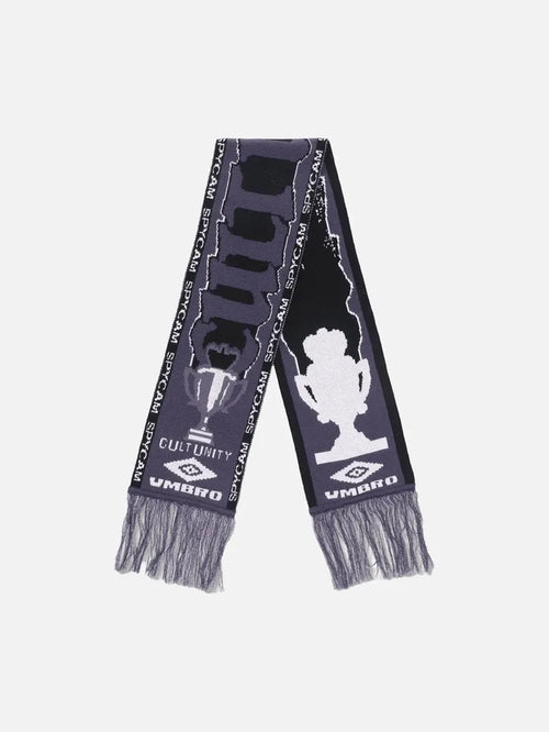 UMBRO Cult Unity Scarf - Black Grey - Scarves & Shawls ATKI