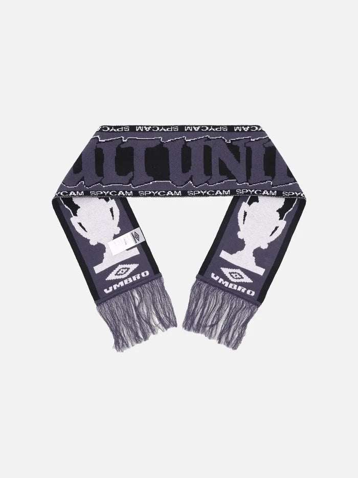 UMBRO Cult Unity Scarf - Black Grey - Scarves & Shawls ATKI