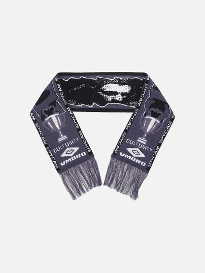 UMBRO Cult Unity Scarf - Black Grey - Scarves & Shawls ATKI