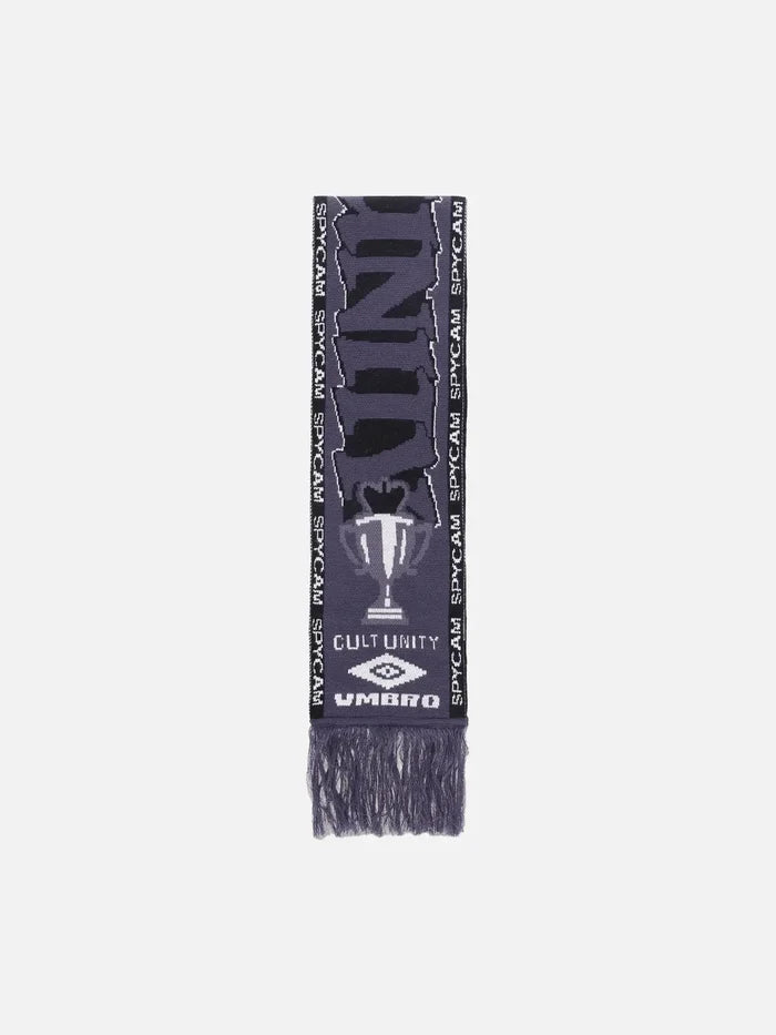 UMBRO Cult Unity Scarf - Black Grey - Scarves & Shawls ATKI