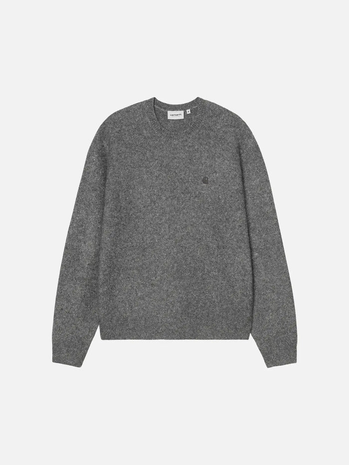 CARHARTT WIP Curtis Sweater - Tangled Graphite - Sweaters KAZAK