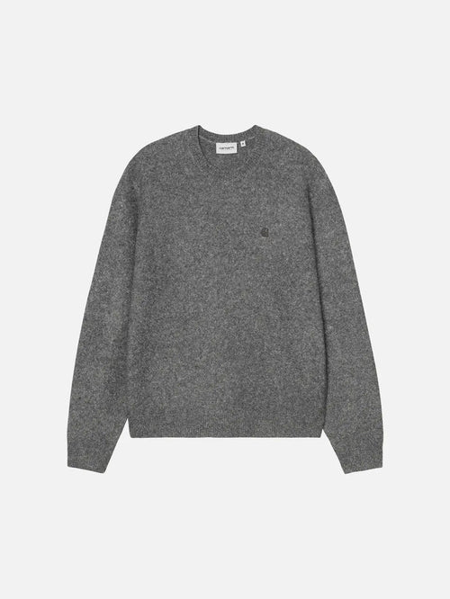 CARHARTT WIP Curtis Sweater - Tangled Graphite - Sweaters KAZAK