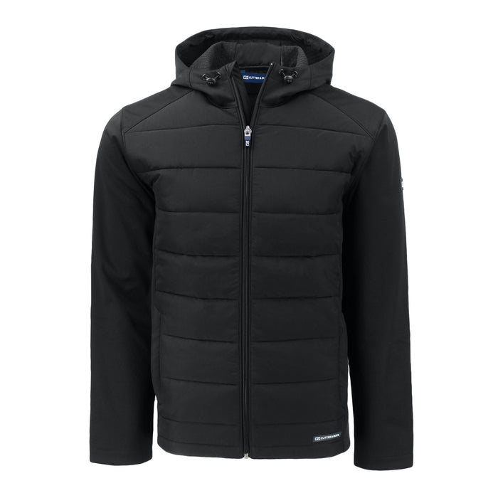 Cutter & Buck Evoke Hybrid Eco Softshell Recycled Full Zip Hooded Jacket