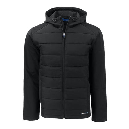 Cutter & Buck Evoke Hybrid Eco Softshell Recycled Full Zip Hooded Jacket