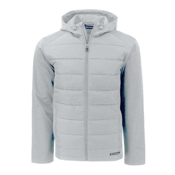 Cutter & Buck Evoke Hybrid Eco Softshell Recycled Full Zip Hooded Jacket