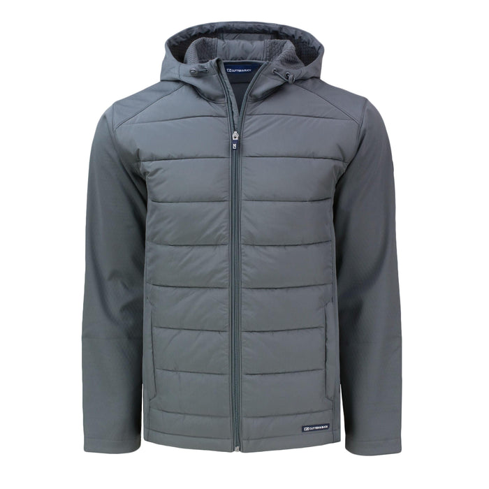 Cutter & Buck Evoke Hybrid Eco Softshell Recycled Full Zip Hooded Jacket