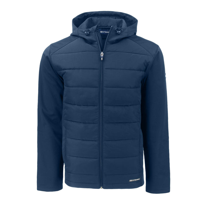 Cutter & Buck Evoke Hybrid Eco Softshell Recycled Full Zip Hooded Jacket