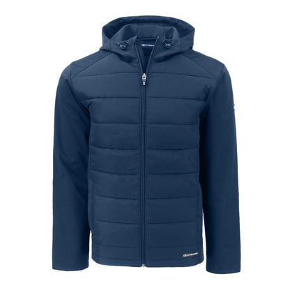 Cutter & Buck Evoke Hybrid Eco Softshell Recycled Full Zip Hooded Jacket