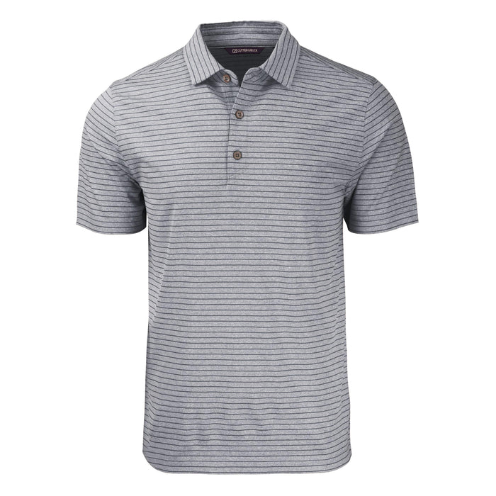 Cutter & Buck Forge Eco Heather Stripe Stretch Recycled Polo