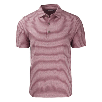 Cutter & Buck Forge Eco Heather Stripe Stretch Recycled Polo