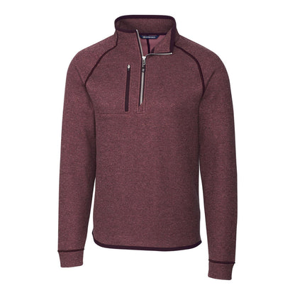Cutter & Buck Mainsail Sweater-Knit Half Zip Pullover Jacket