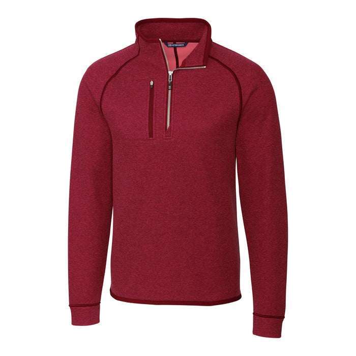 Cutter & Buck Mainsail Sweater-Knit Half Zip Pullover Jacket