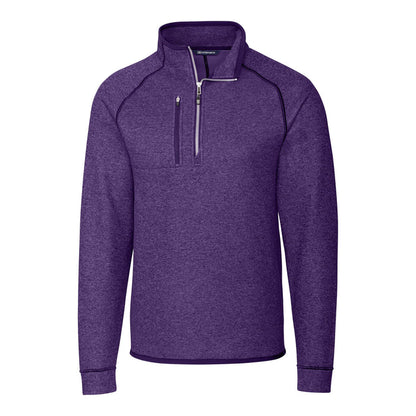 Cutter & Buck Mainsail Sweater-Knit Half Zip Pullover Jacket