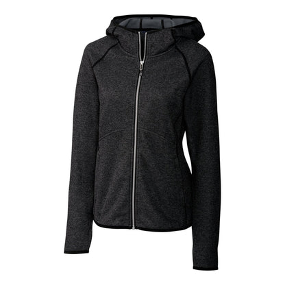 Cutter & Buck Mainsail Sweater-Knit Hoodie Women's Full Zip Jacket