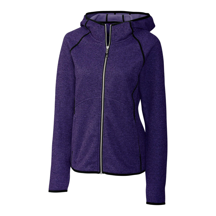 Cutter & Buck Mainsail Sweater-Knit Hoodie Women's Full Zip Jacket