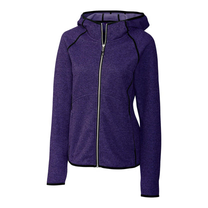 Cutter & Buck Mainsail Sweater-Knit Hoodie Women's Full Zip Jacket