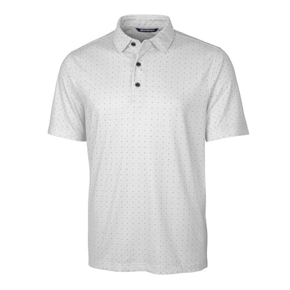 Cutter & Buck Pike Double Dot Print Stretch Polo