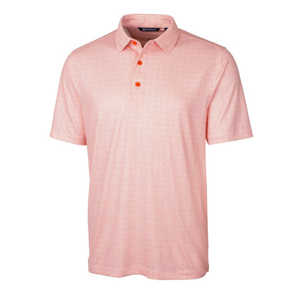 Cutter & Buck Pike Double Dot Print Stretch Polo