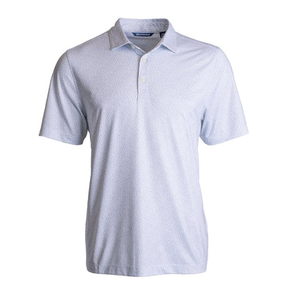 Cutter & Buck Pike Eco Pebble Print Stretch Recycled Polo