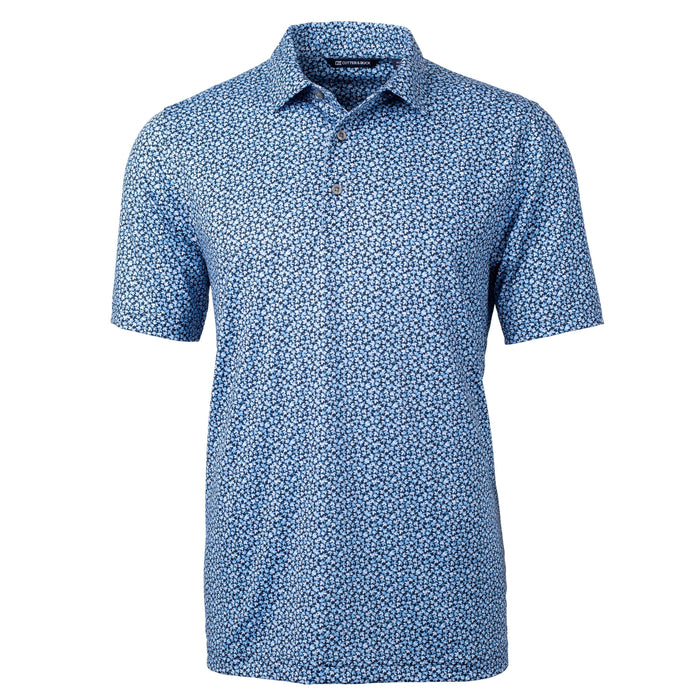Cutter & Buck Pike Magnolia Print Stretch Polo