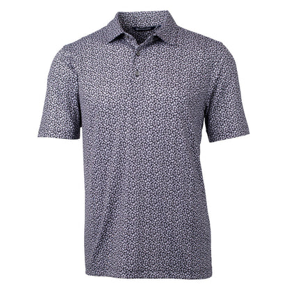 Cutter & Buck Pike Magnolia Print Stretch Polo