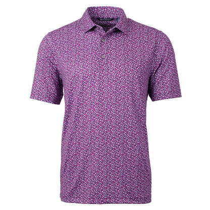 Cutter & Buck Pike Magnolia Print Stretch Polo