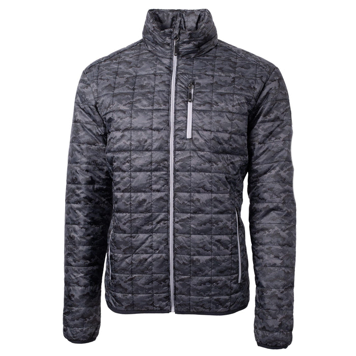 Cutter & Buck Rainier PrimaLoft Eco Insulated Full Zip Printed Puffer Jacket