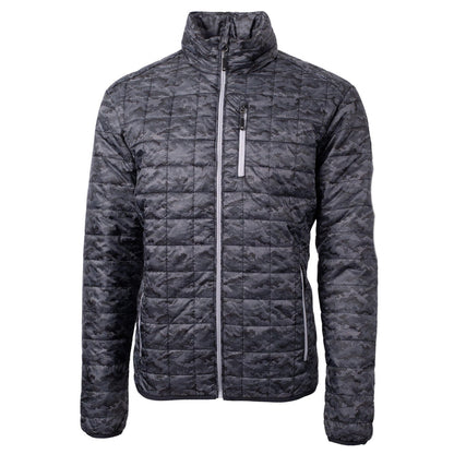 Cutter & Buck Rainier PrimaLoft Eco Insulated Full Zip Printed Puffer Jacket
