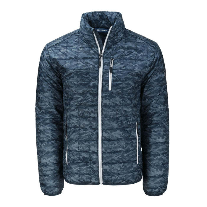 Cutter & Buck Rainier PrimaLoft Eco Insulated Full Zip Printed Puffer Jacket