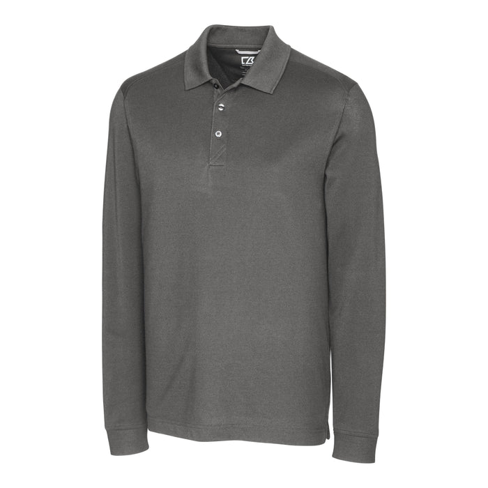 Cutter & Buck Tall Advantage Tri-Blend Pique Long Sleeve Polo