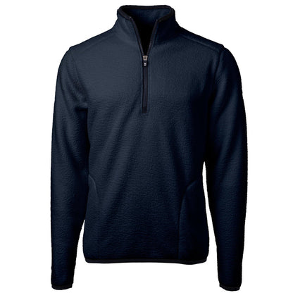 Cutter & Buck Tall Cascade Eco Sherpa Fleece Quarter Zip Jacket
