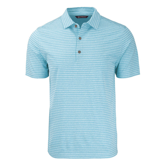 Cutter & Buck Tall Forge Eco Heather Stripe Stretch Recycled Polo