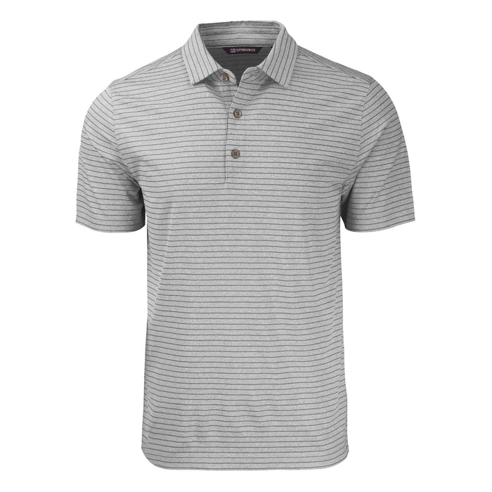 Cutter & Buck Tall Forge Eco Heather Stripe Stretch Recycled Polo