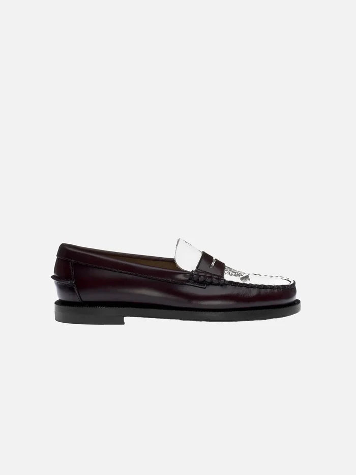 SEBAGO Dan Botanic W - Burgundy/White - Flats AYAKKABI