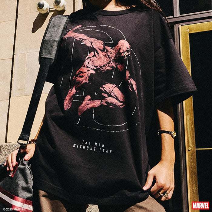 Daredevil Without Fear Forge Heavyweight Boxy Tee - Heroes & Villains-Marvel-T-Shirt
