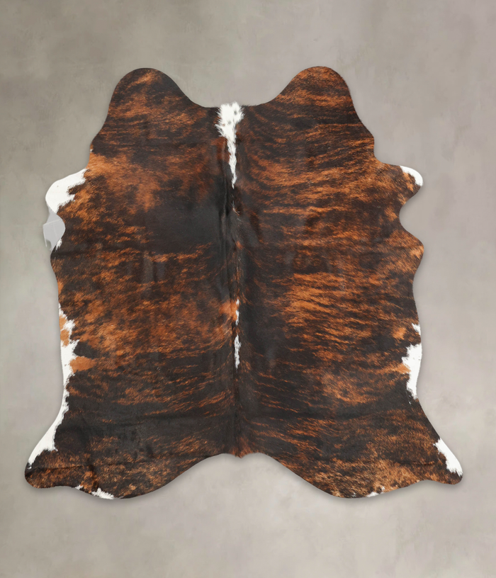 Dark Brindle Cowhide Rug #B2834