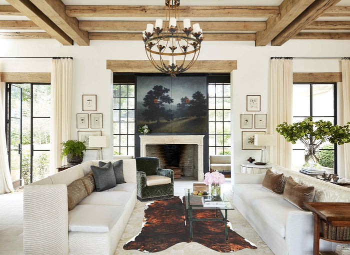 Dark Brindle Cowhide Rug #B2834