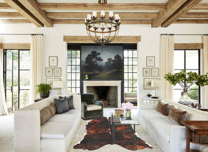 Dark Brindle Cowhide Rug #B2834