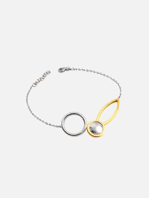 MAREE DateKiss Bracelet - Silver/Gold - Bracelets BİLEKLİK