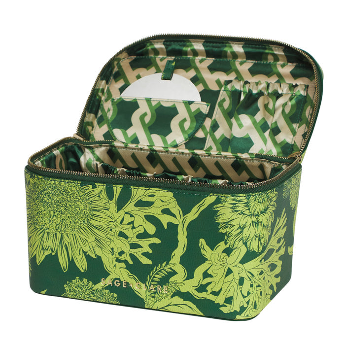 Delphine Large Vanity Case - Anise