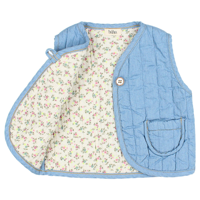 Denim Baby Waistcoat