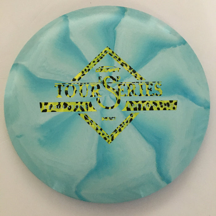 Swirly Teal/Green Leopard Print Stamp/170-172g 10