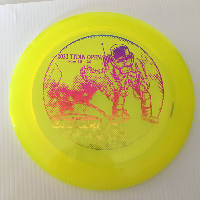 Yellow/Rainbow Shatter Stamp / 173-174 grams