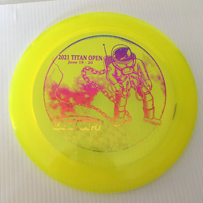 Yellow/Rainbow Shatter Stamp / 173-174 grams