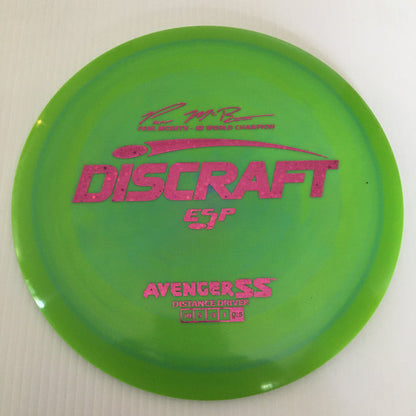 Discraft 5x Paul McBeth ESP Avenger SS 10/5/-3/1 (167-169g)