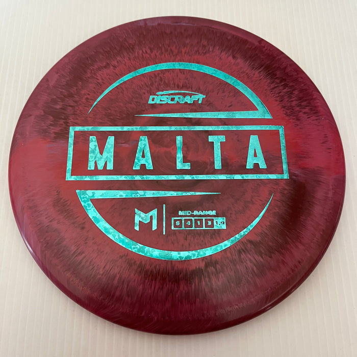 Swirly Maroon/Teal Hearts Stamp 20 / 170-172 grams