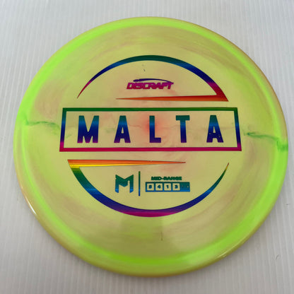 DayGlo Green with Orange/Rainbow Lasers Stamp 5 / 170-172 grams