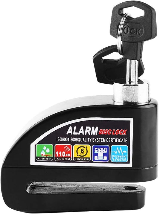 Disk Brake Anti-Theft Alarm Lock: "Holy crap, that is WAY louder than I expected